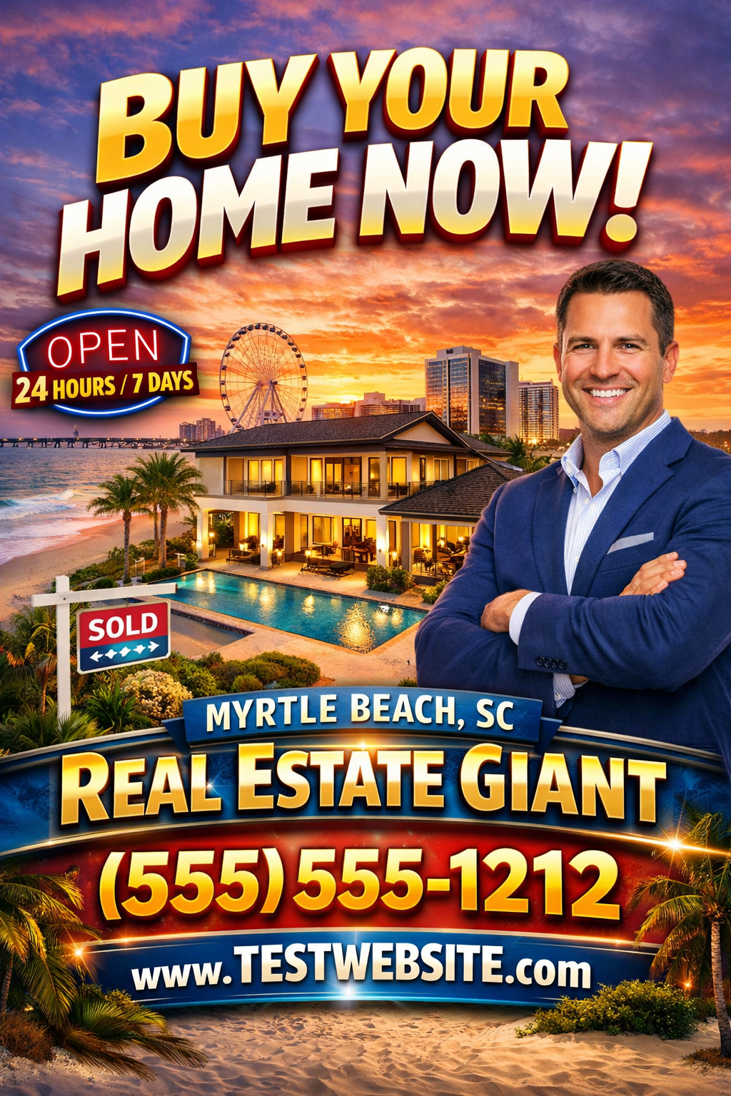 Real Estate Business Local Ad Design
